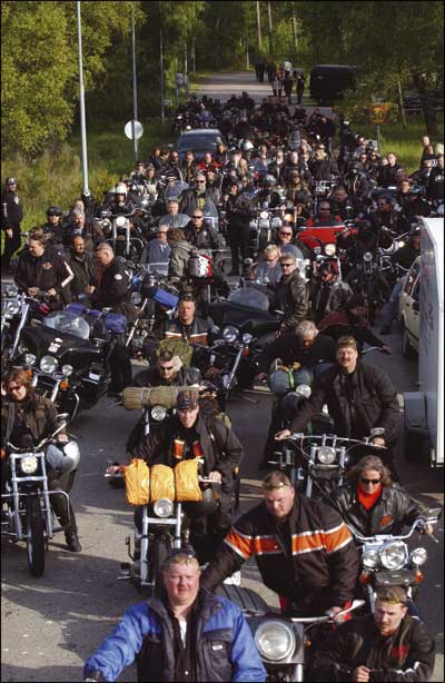 Motorcyklister Super Rally 2004