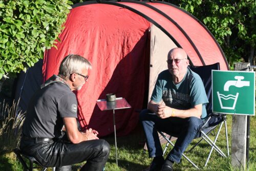 IT 2025 Hans-Åke Sjunnesson o Björn Nalle Svensson vid sitt vattenhål
