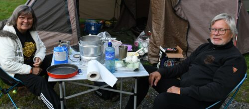 IT 2025 Thomas o Ann-Sofie Bragstedt var nöjda med helgen vid söndagsfrukosten